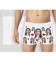 BK Gift Kişiye Özel Karikatürlü Eğlenceli Beyaz Erkek Boxer, Yıl Dönümü/ Doğum Günü / Sevgililer Günü Hediyeleri,  Erkek Arkadaş Hediye, Esprili Hediye-13