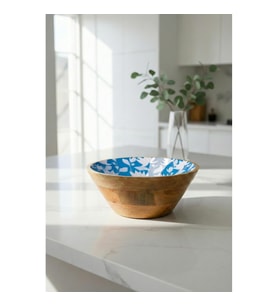 Mango Agacı Sunum Servis Kasesi & Dekoratif Kase 25 Cm Desenli-1
