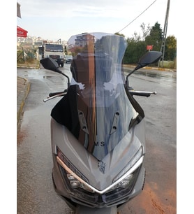 MOTOCAM Mondial Strada 125 Ön Cam 2023-2026 Model 75cm Füme Renkli 4mm UZUN