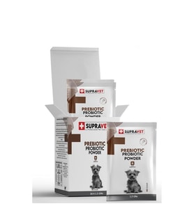 Supravet Köpek Bağışıklık Güçlendirici Toz Probiyotik ve Prebiyotik Takviyesi 30x1,5 gr