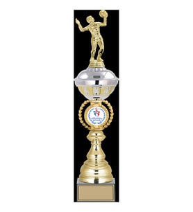 ODAK KUPA - Figürlü Kupalar - Voleybol Kadın Figürlü Kupalar FG-066 A - 50 cm