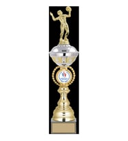 ODAK KUPA - Figürlü Kupalar - Voleybol Kadın Figürlü Kupalar FG-066 A - 50 cm