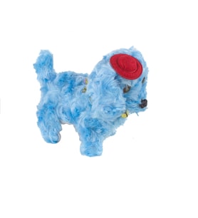 Oyuncak Pelüş Köpek Sevimli Köpek Sesli Hareketli Mavi (Turkuaz)