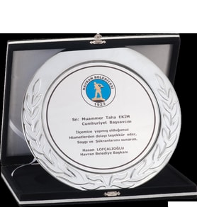 ODAK KUPA - Tabak Plaketler - UK-012 A - 25 cm