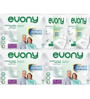 Evony Hasta Bezi Yetişkin Bel Bantlı Tekstil Yüzey Ekstra Büyük 90 Adet+ Yatak Koruyucu Örtü 60 Adet