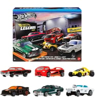Hot Wheels 1:64 Ölçekli Metal Oyuncak Araba Ve Kamyonlar, Özel Süslemelere Sahip 6'Lı Hw Legends Ara (Çok Renkli)