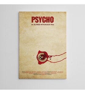 Psycho Mini Kanvas Tablo
