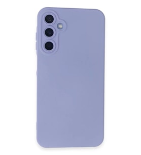 Newface Samsung Galaxy A15 4G Kılıf Nano içi Kadife Silikon - Lila