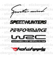performans Araba Sticker etiket seti - motosiklet bisiklet otomobil cam duvar buzdolabı kask atv laptop tablet uyumlu coklu set etiket