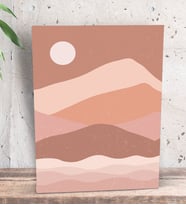 BK Gift Sun Rise Tasarımlı Dekoratif Mini Kanvas Tablo 15x20cm-1