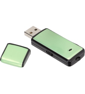 Taşınabilir Ders Kaydı Röportaj Mini Ses Kayıt Cihazı KB-IV Yeşil 16 GB USB 2.0