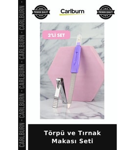 Özel Üretim Kişisel Bakım Manikür El Ayak Bakımı Törpü ve Tırnak Makası Seti