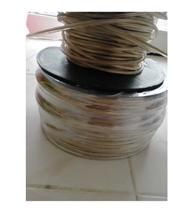 4 Mm Izoleli Çelik Halat 20 Metre 4 Milim Çelik Halat Izoleli Çamaşır Ipi Pvc Kaplı Halat  (Çok Renkli)