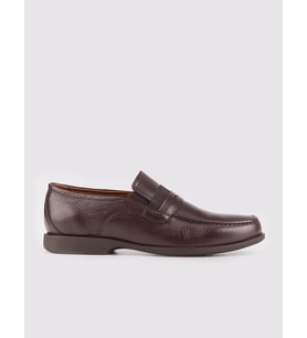 Hakiki Deri Kahverengi Erkek Loafer