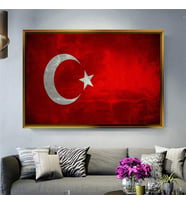 Altın Çerçeveli dekoratif tablo l465 (Gold)