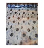 ŞEFAF Masa Örtüsü 120cm X 120cm 1.8mm Pvc Masa Örtüsü Desenli Koruyuc (Çok Renkli)