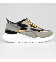 Gri Kadın Spor Sneakers Hafif Taban 