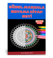 Güzel Mandala Boyama Kitap Seti (2 Kitap)