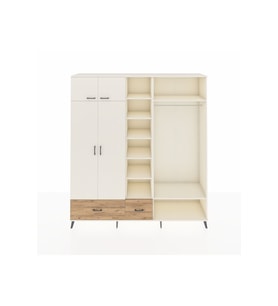 Hyperion Dolap 12 Raflı 2 Çekmeceli 2 Askılı 220x44x243 Aytaşı-Aytaşı/Çam