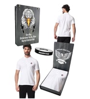 BEŞİKTAŞ ORJİNAL LİSANSLI BEYAZ POLO T-SHİRT UV KUTU ve BİLEKLİK HEDİYELİ