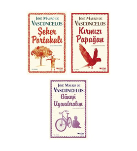 Şeker Portakalı + Kırmızı Papağan + Güneşi Uyandıralım- 3 Kitap Set - Iş Bankası Özel Set Şeker Port