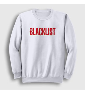 Presmono Unisex Beyaz Logo The Blacklist Sweatshirt 183478tt (Beyaz)