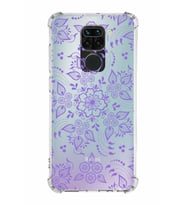 Xiaomi Redmi Note 9 Köşe Korumalı Antişok Kapak Nostalji Desen Tasarımlı Şeffaf  Kılıf