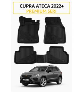 CUPRA ATECA 2022+ 3D Havuzlu Oto Paspas