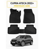 CUPRA ATECA 2022+ 3D Havuzlu Oto Paspas