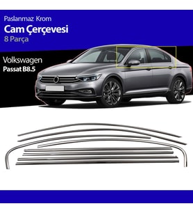 Volkswagen Passat B8.5 Cam Çıtası Kromu Nikelajı 2019 Sonrası