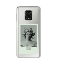 Redmi Note 9 Pro / 9s Uyumlu Medusa Tasarımlı Şeffaf Telefon Kılıfı