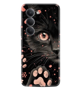 Xiaomi Redmi 15 Kılıf Boutique Baskılı Resimli Kara Kedi Pcode -085