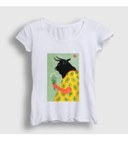 Presmono Kadın Beyaz Boyfriend Valentine's Day Sevgililer Günü T-Shirt 284272tt