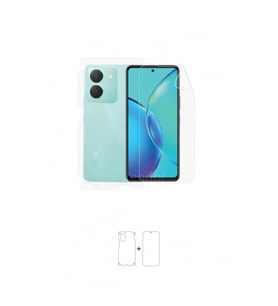 Vivo Y27s Ön, Arka ve Yan 360 Derece Tam Kaplama Poliüretan Film