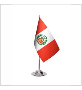 Peru Tekli Masa Bayrağı