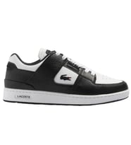 Lacoste Court Cage Leather Mens Sneaker Hakiki Deri Erkek Günlük Spor Ayakkabı Siyah