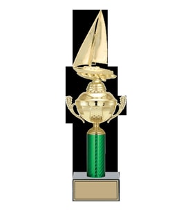 ODAK KUPA - Figürlü Kupalar - Yelken Figürlü Kupalar FG-050 B - 42 cm
