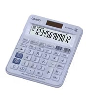 Casio MJ-120D Plus Açık Mavi İşlem Kontrollü 12 Hane Masa Üstü Hesap Makinesi