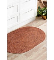 Koza Home Cesta El Yapımı Örgü Kiremit Kilim 80x120 4033