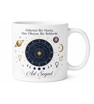 Astroloji Uzmanı Yıldız Haritası Burç Yorumu Gezegen Dizilimi Kupa Bardak Hediye