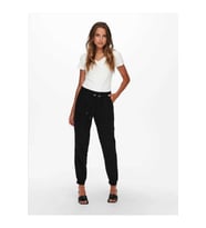 Only Kadın Lastikli Paça Pantolon  - 15203946 (Siyah)