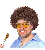 Bob Ross Bonus Peruk Kahverengi Renk 120 gr (5047)