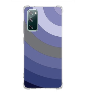 Samsung Galaxy S20 Fe  Köşe Korumalı Antişok Kapak Renk Cümbüşü Tasarımlı  Silikon Kılıf (Şeffaf)