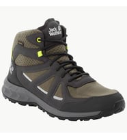 Jack Wolfskin 4051261 Woodland 2 Texapore Mid M Khaki/Green Erkek Outdoor Bot (Oliv)