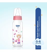 Baby Klasik Cam Biberon 250 ml - Pembe