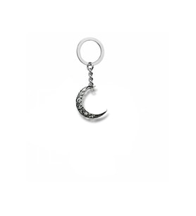 Hilal Figürlü Otantik Desenli Anahtarlık – Zamak Metal Unisex Mistik Aksesuar