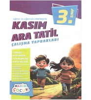 3.Sınıf Eğitici ve Eğlenceli Etkinliklerle Kasım Ara Tatil Çalışma Yaprakları