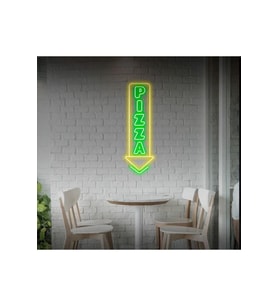 PİZZA Yazılı Neon Tabela