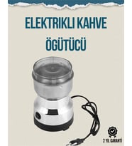 Kompakt Elektrikli Kahve ve Baharat Öğütücü 14500 Devir, Şeffaf Kapaklı, Hediye İçin İdeal
