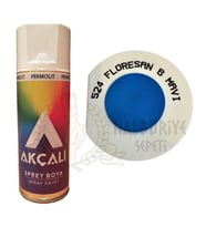 Akçalı Akrilik Sprey Boya FLORESAN BONCUK MAVİ 400 ml - 524